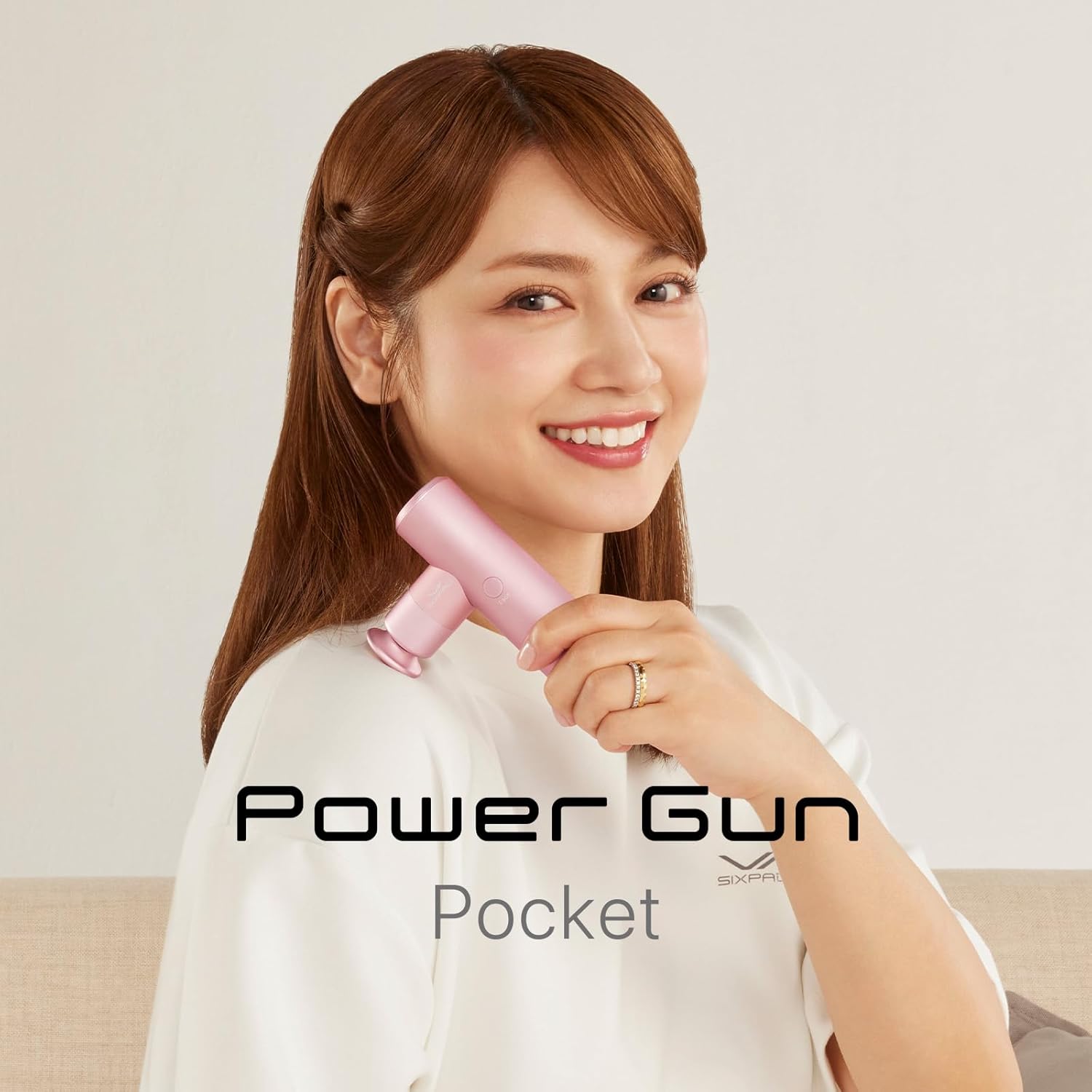 シックスパッド パワーガンポケット ブラック 限定セット 軽量ハンディ筋膜リリースガン