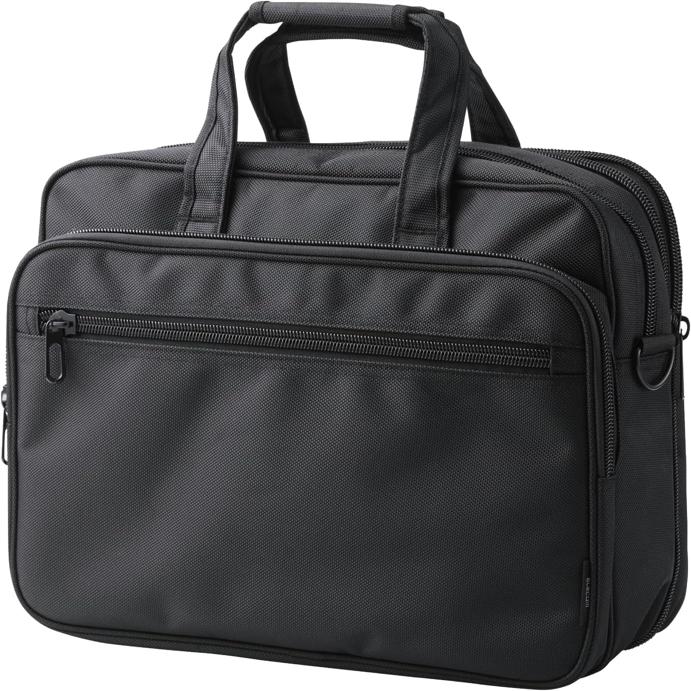 ビジネス用撥水加工ショルダーバッグ（15.6インチ対応・大容量23L・ブラック）