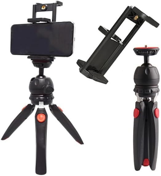 スマートフォン・タブレット兼用ミニ三脚セット - Web会議・Vlog撮影用