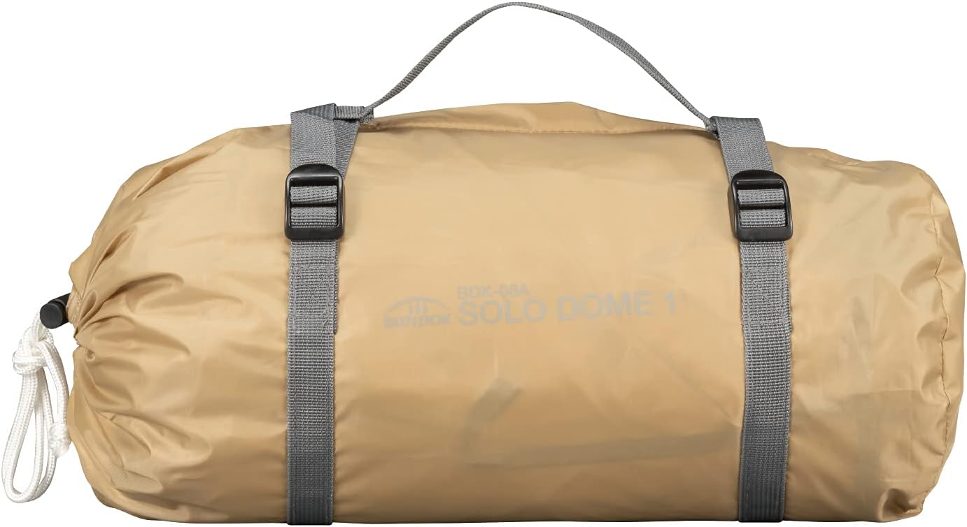 ソロキャンプ用コンパクトドームテント BUNDOK(バンドック) BDK-08 収納ケース付き
