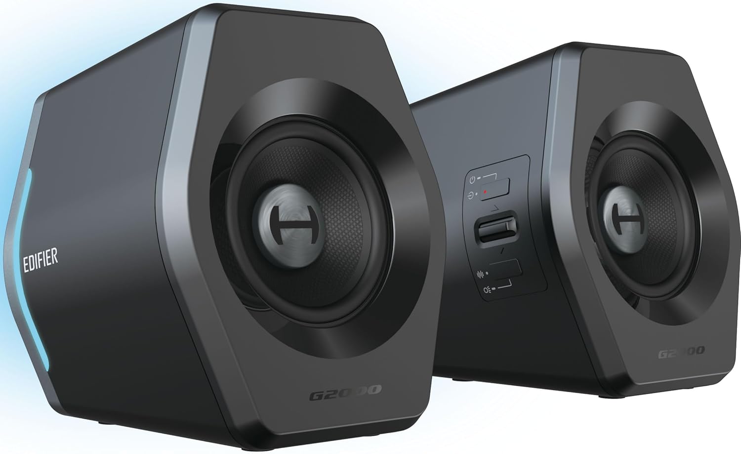 Edifier G2000 ゲーミングスピーカー 32W Hi-Fi音質 Bluetooth/USB/3.5mm AUX接続 黒