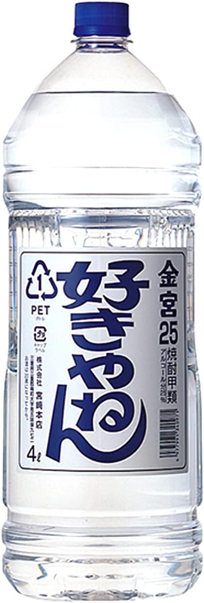 焼酎好き必見!キッコーミヤ宮崎本店 25度 4000ml