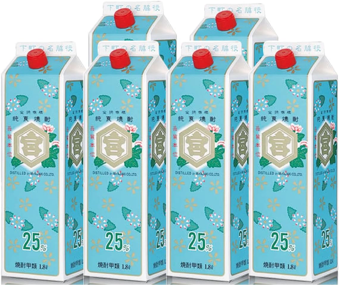 キッコーミヤ焼酎 25度 1800ml×6本パック