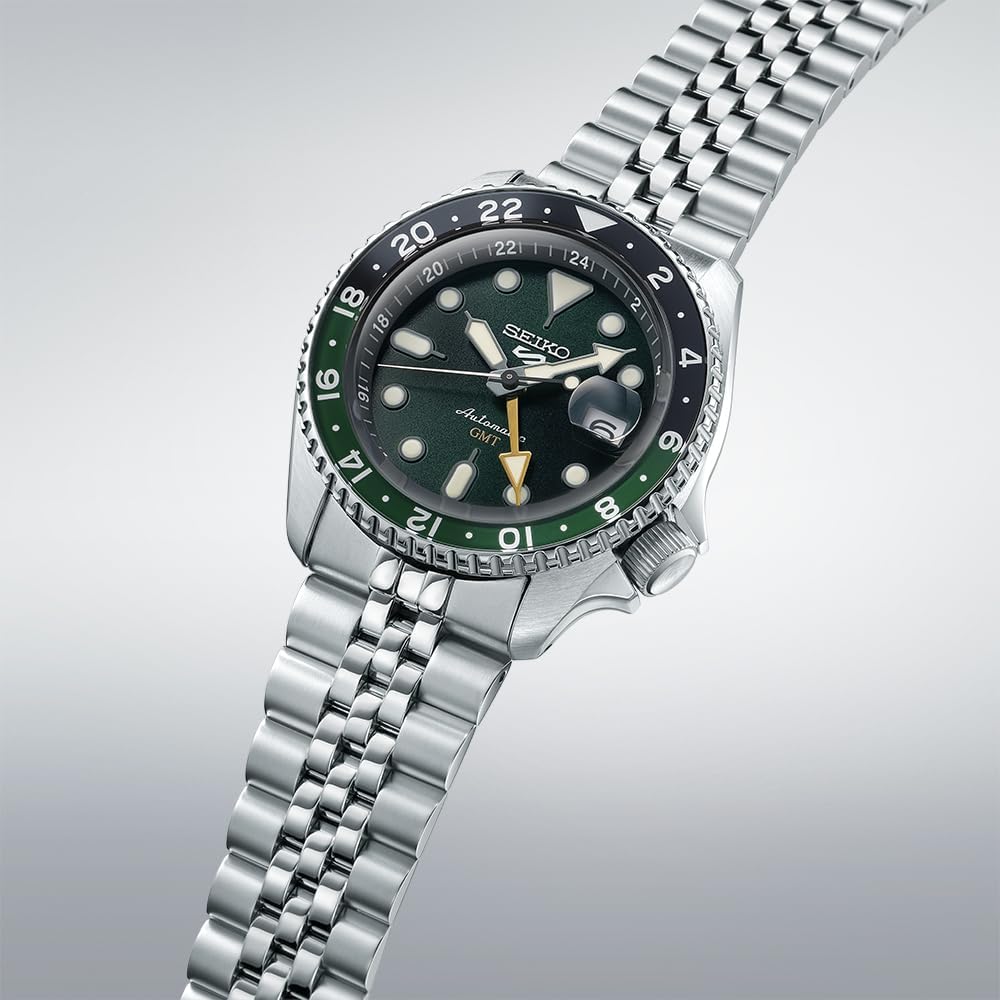 スポーツスタイル GMT 腕時計 メンズ シルバー（セイコーウオッチ ファイブスポーツ SKX SBSC019）