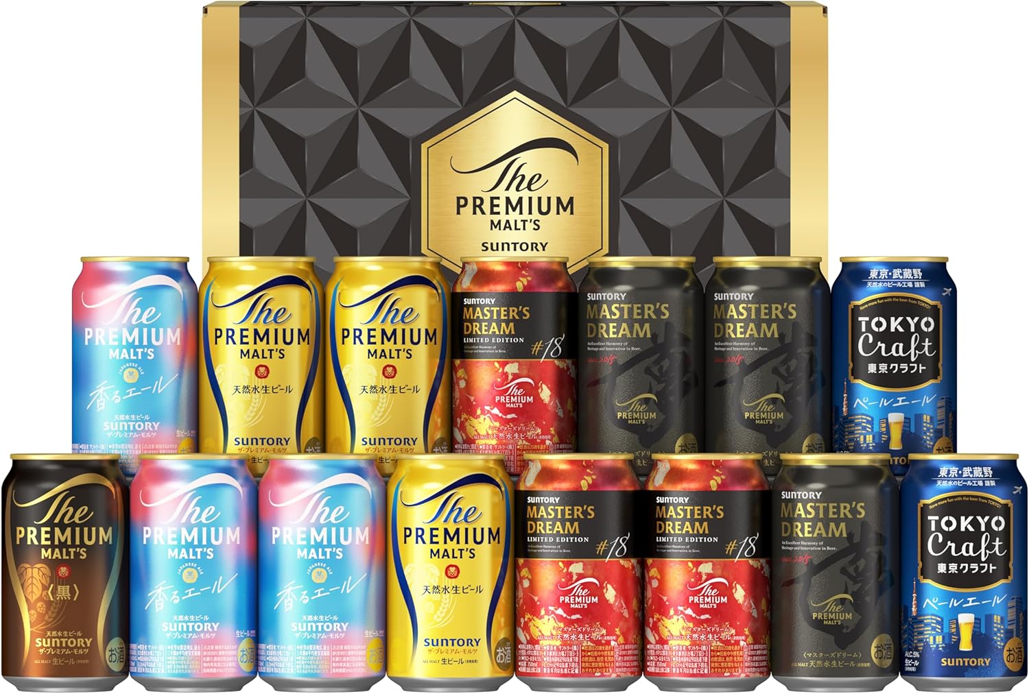 お中元ギフト ザ・プレミアム・モルツ 東京クラフトビール6種セット 350ml 15本