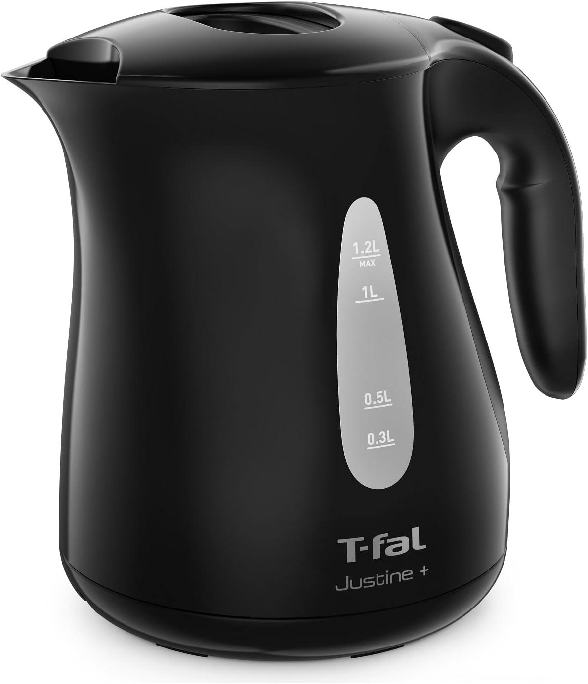 ティファール 大容量電気ケトル 1.2L ジャスティン プラス ブラック