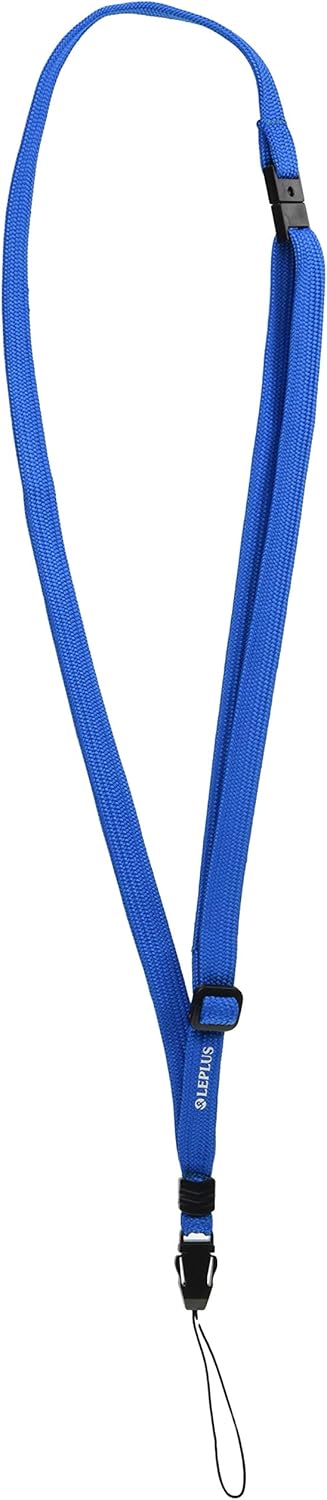多機能スマートフォン用ネックストラップ「PALLET」ブルー 安全機構搭載