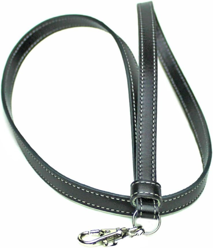 本牛革製 日本製 レザーネックストラップ ブラック