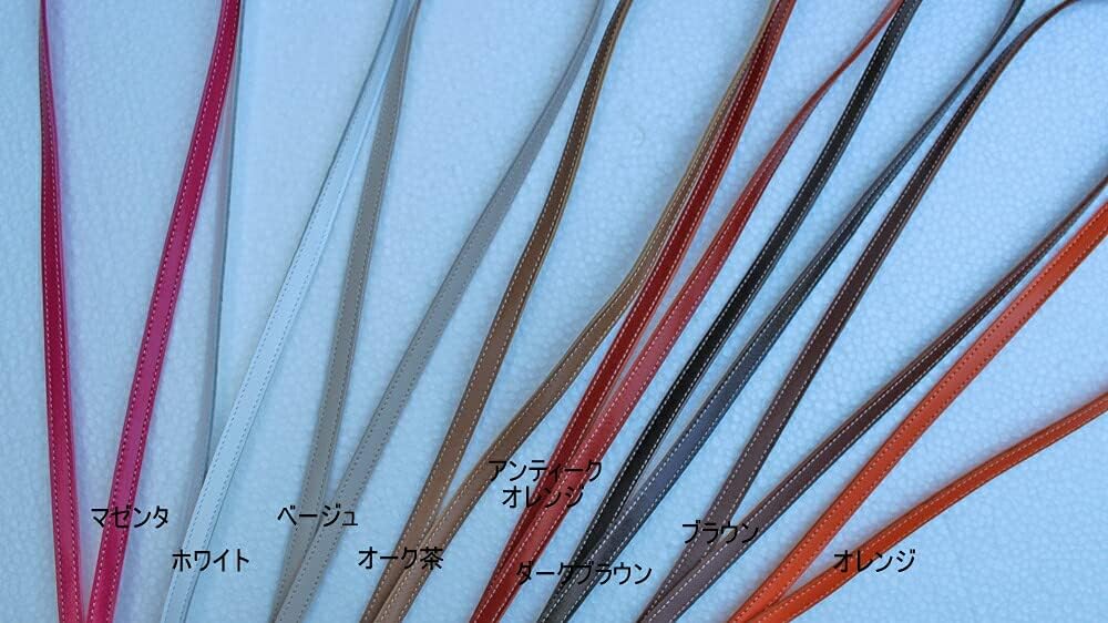 本牛革製 日本製 レザーネックストラップ ブラック