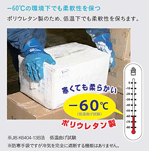 防寒手袋 Lサイズ テムレスブルー ショーワグローブ No.282