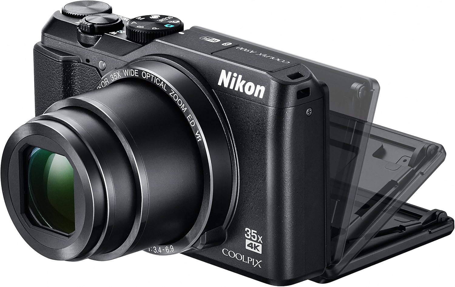 Nikon COOLPIX A900 デジタルカメラ 光学35倍ズーム 2029万画素 ブラック
