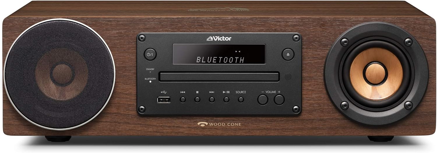 ハイレゾ音源対応Bluetoothミニコンポ JVCケンウッド Victor EX-D6 ウッドコーンシリーズ
