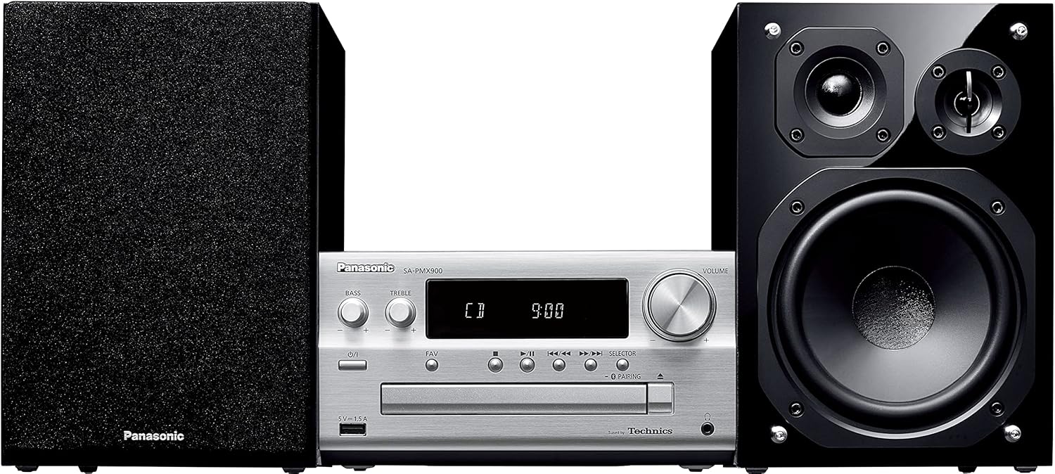 パナソニック Bluetooth対応ハイレゾCDステレオシステム SC-PMX900-S シルバー