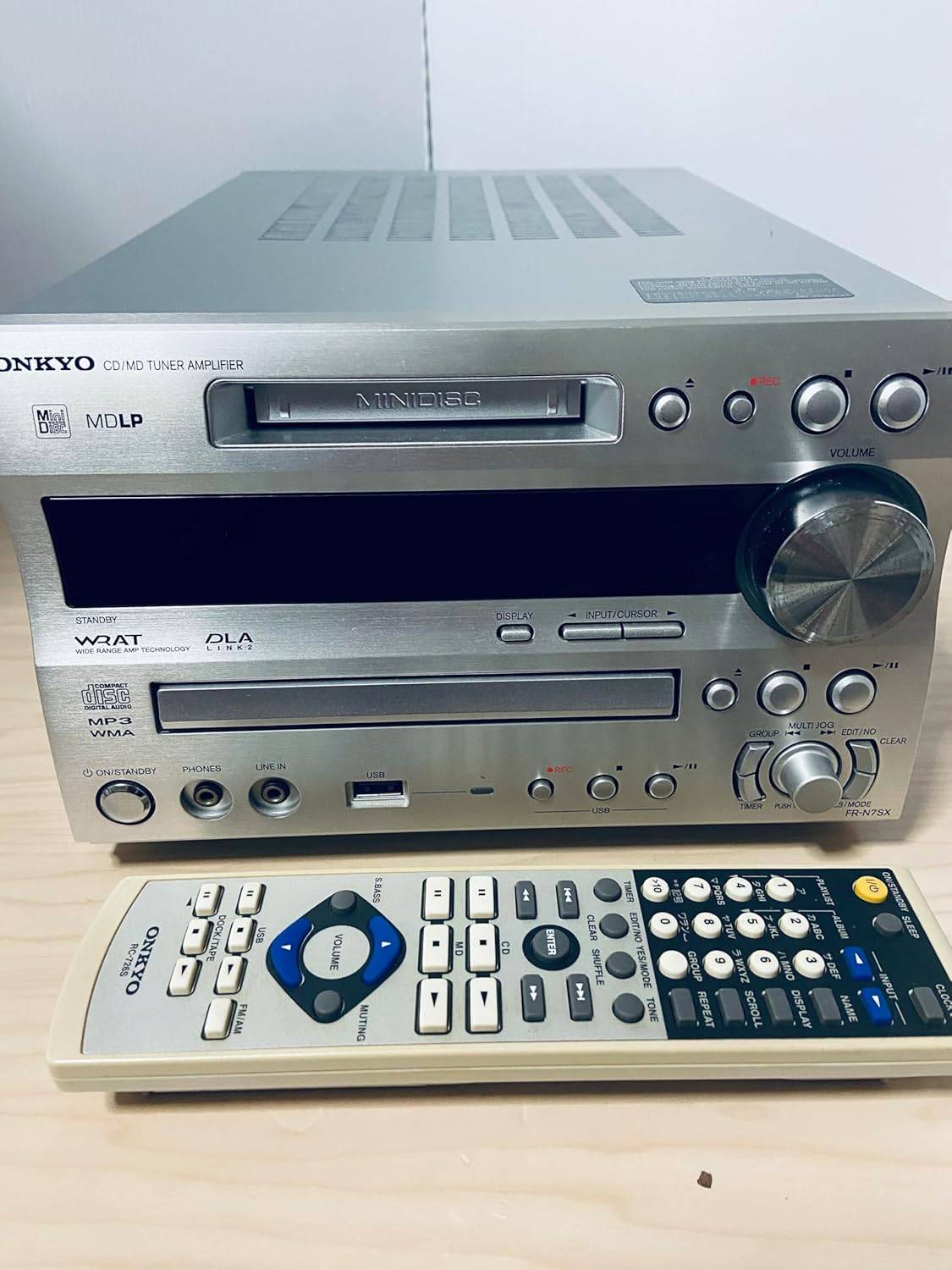 ONKYO FR-N7SX CD/MDチューナーアンプシステム センターユニット