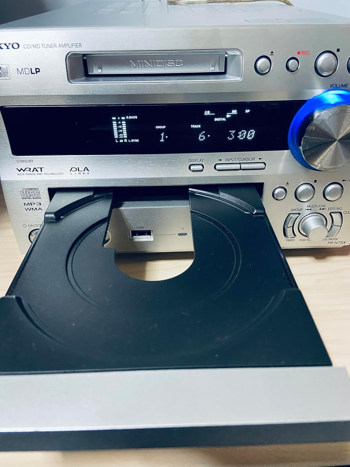 ONKYO FR-N7SX CD/MDチューナーアンプシステム センターユニット