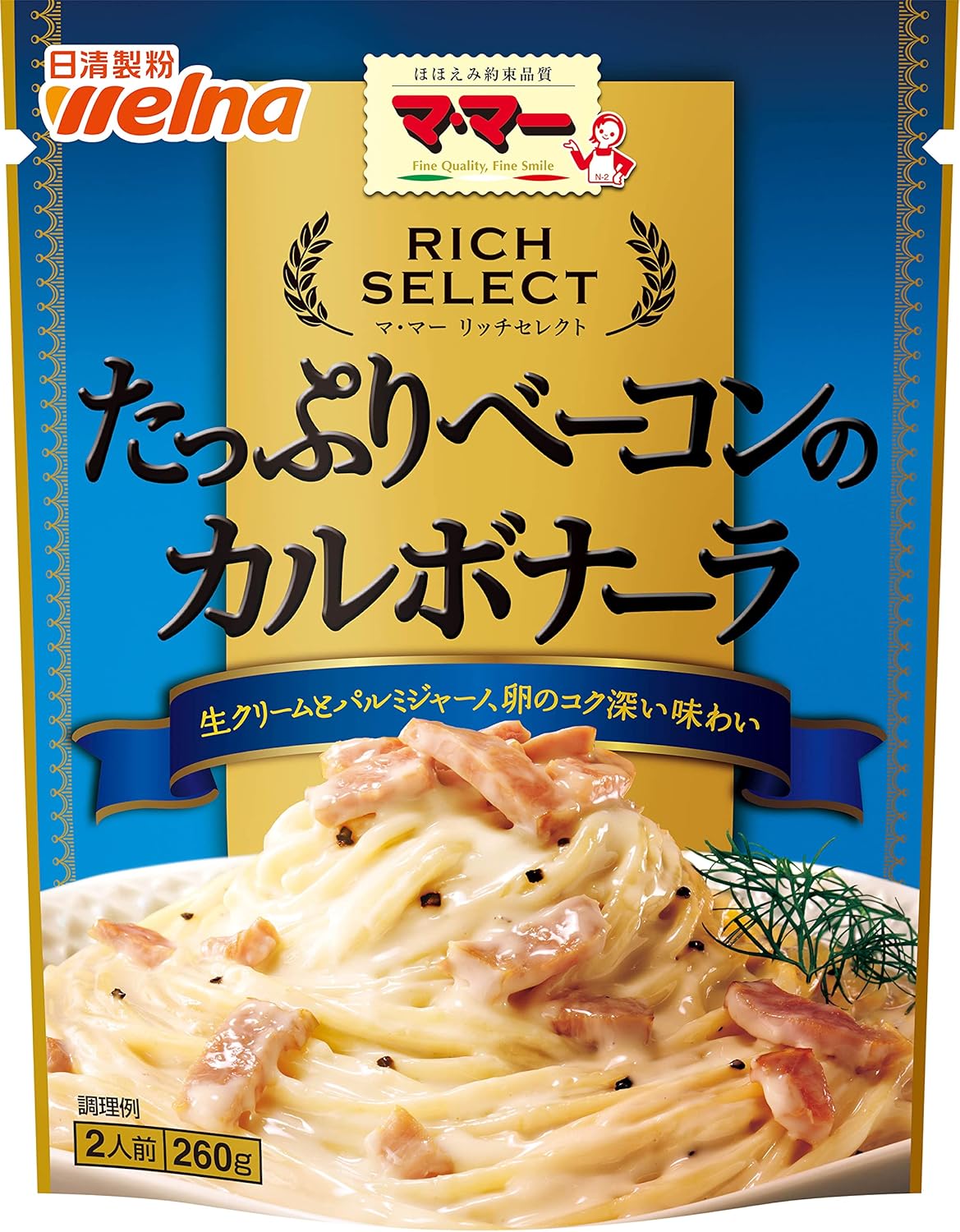 リッチセレクト ベーコンカルボナーラ 260g ×6個