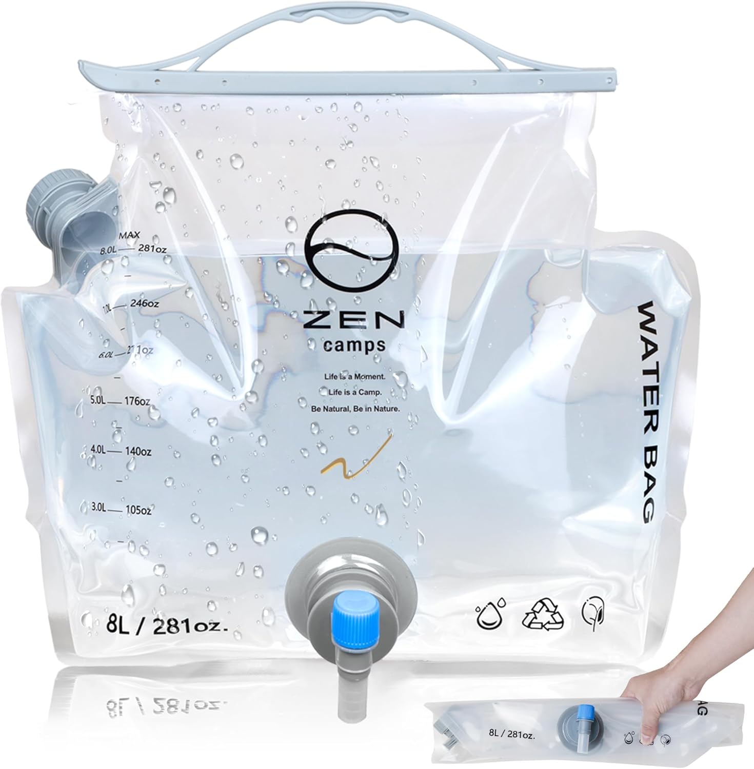 キャンプ用防災ウォーターバッグ【給水・水入れ】