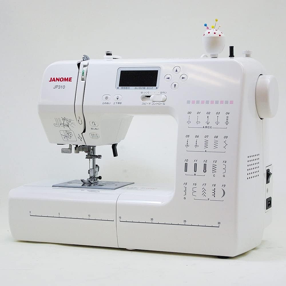 ジャノメ(JANOME) コンピュータミシン JP-310 ワイドテーブル付き