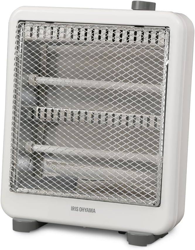 アイリスオーヤマ 電気ストーブ 暖房器具 小型 軽量 省エネ 400W/800W EHT-800W ホワイト