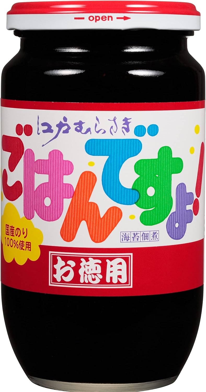 国産海苔佃煮 桃屋 ごはんですよ! お徳用 390g