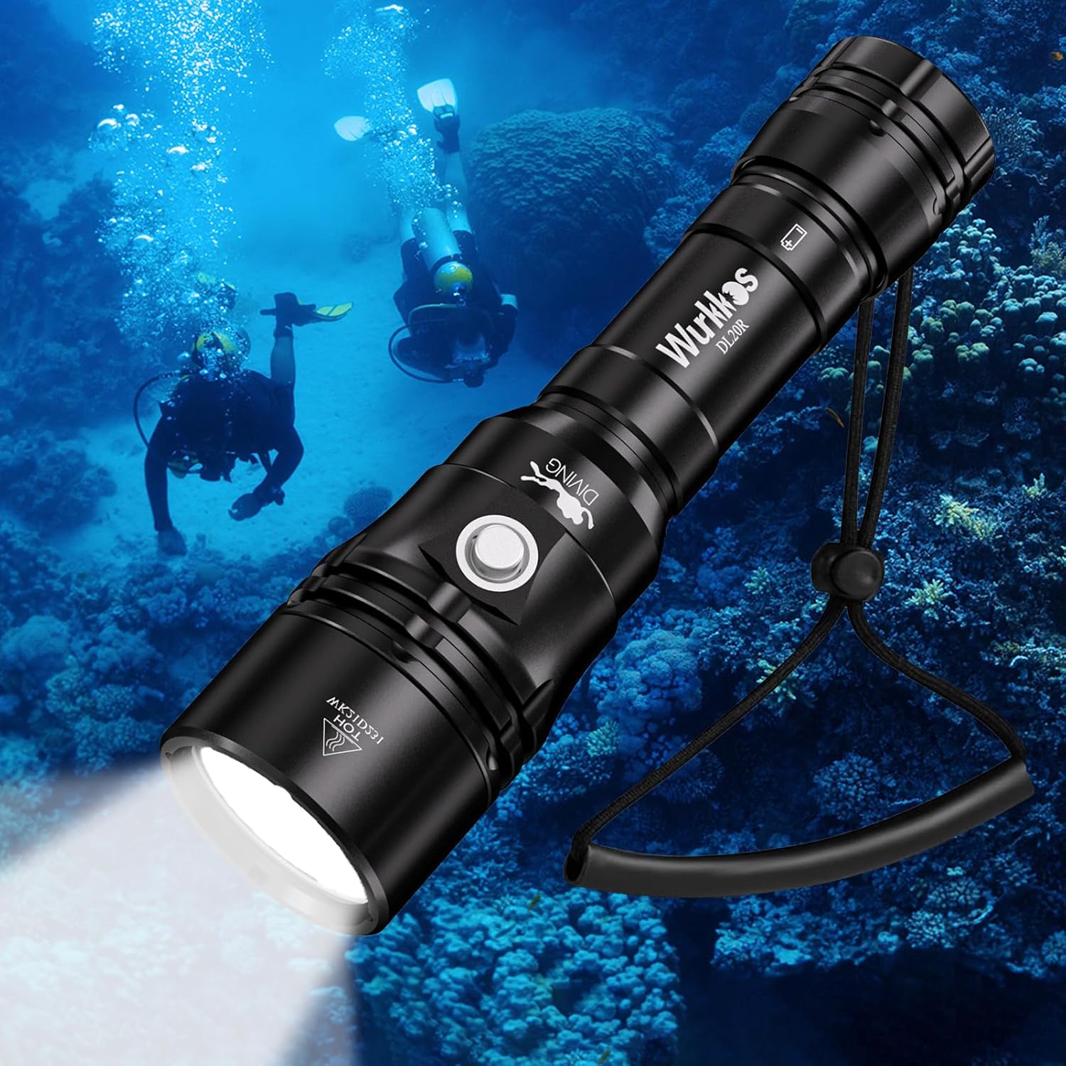 3200ルーメン防水ダイビングライト DL20R USB-C充電式 XHP50.2搭載