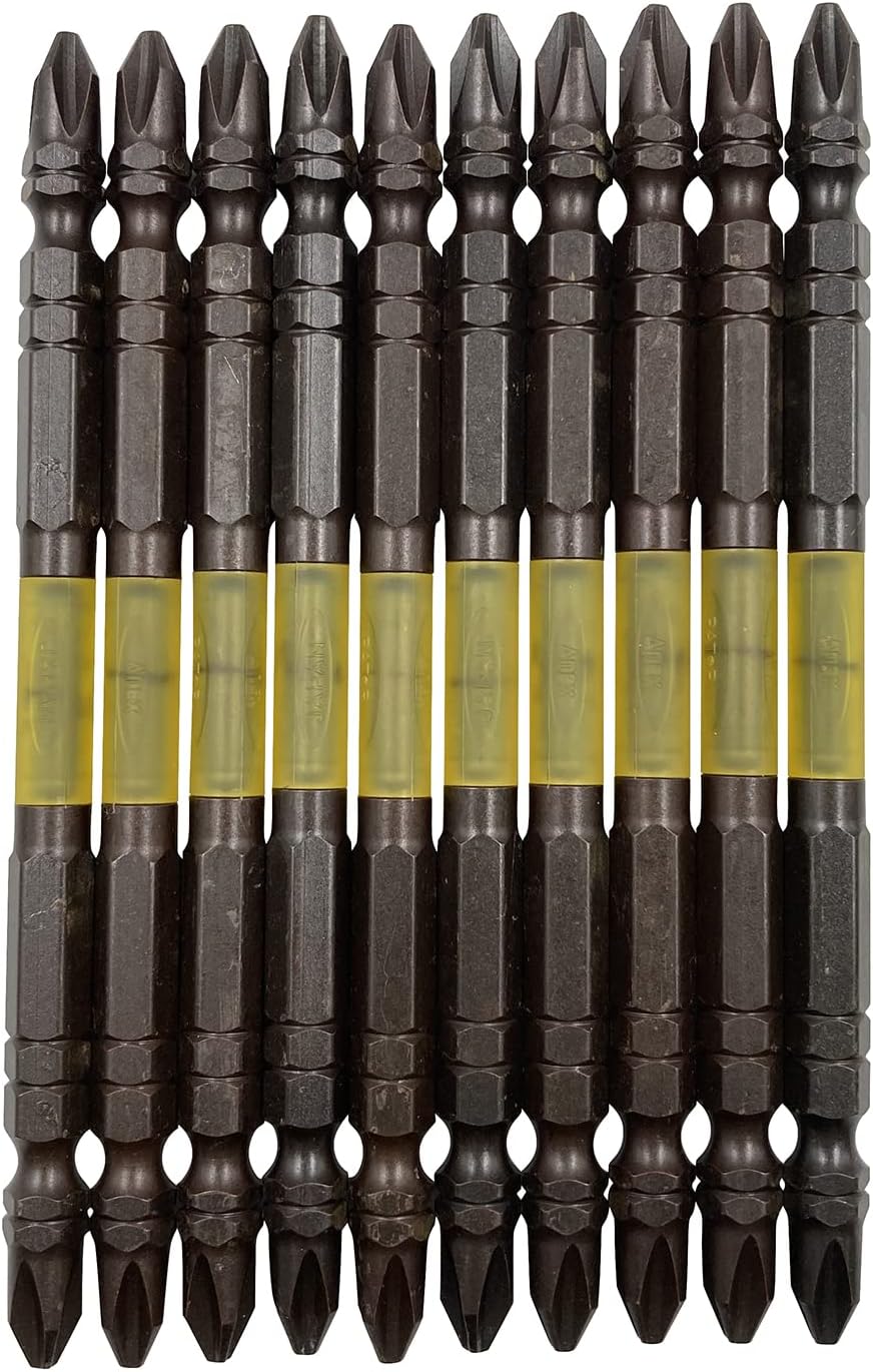 アネックス 黒龍靭ビット 両頭 タフ +2×110mm 10本セット