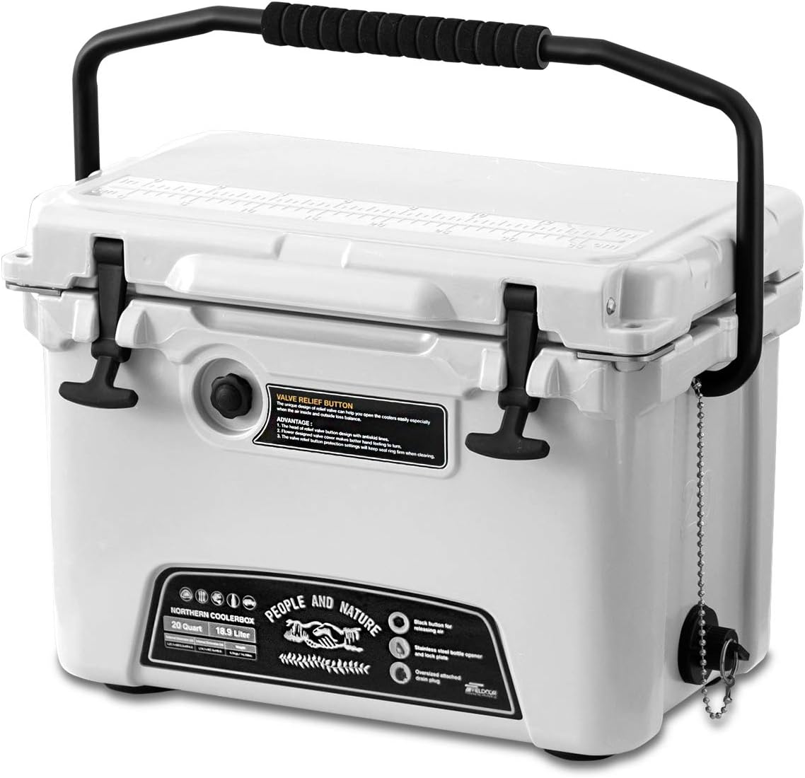 ノーザンクーラーボックス 66.2L 保冷機能付き 密閉型 キャンプ・BBQ・釣り・レジャー用