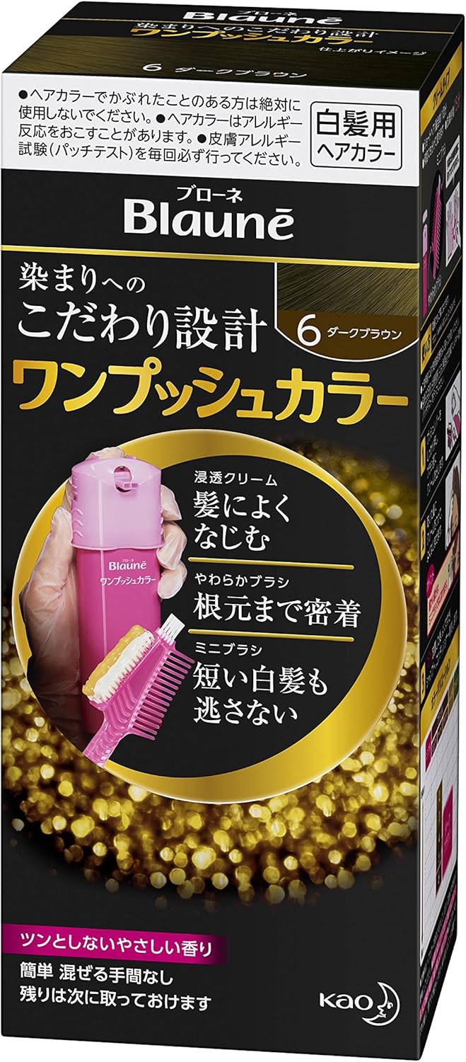 ダークブラウン ブローネワンプッシュカラー 80g [医薬部外品]