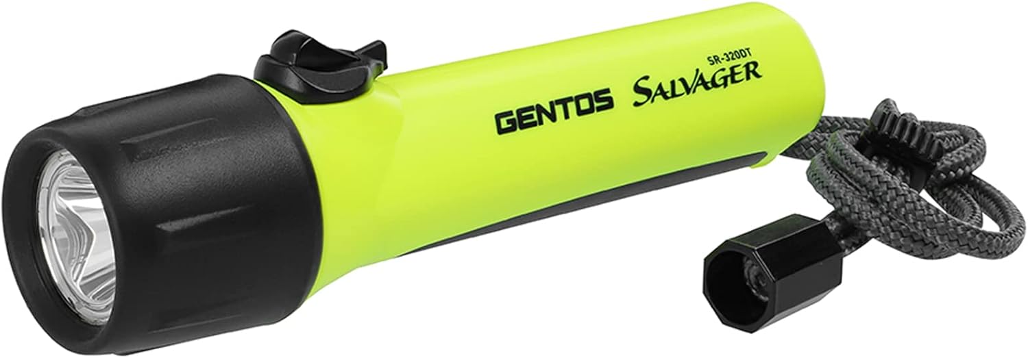 GENTOS LED懐中電灯 300ルーメン 防塵・防水仕様 SR-320DT