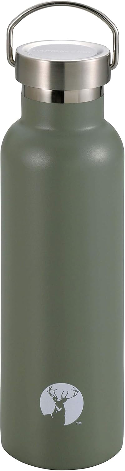 キャプテンスタッグ スポーツボトル 真空断熱ダブルステンレス 600ml・1000ml