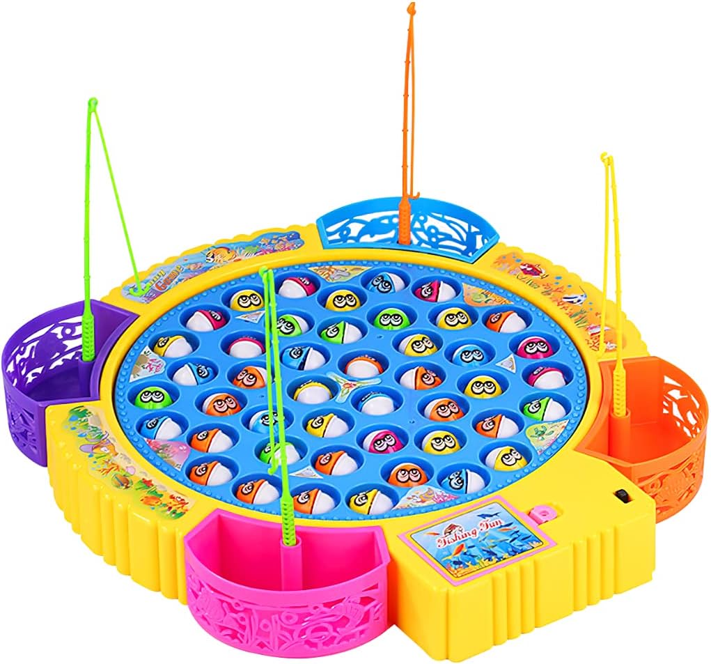 子供向け電動音楽釣りゲーム おもちゃ 誕生日・クリスマスプレゼント