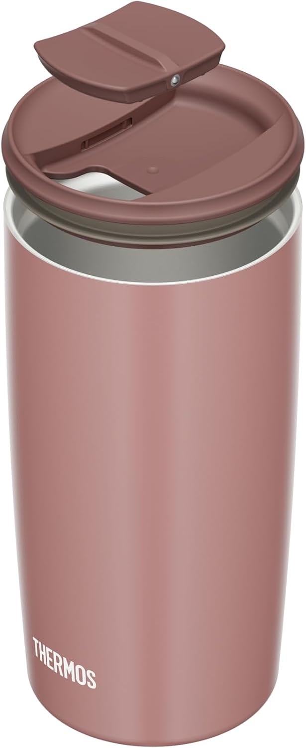 サーモス 500ml フタ付き真空断熱タンブラー ミルクブラウン