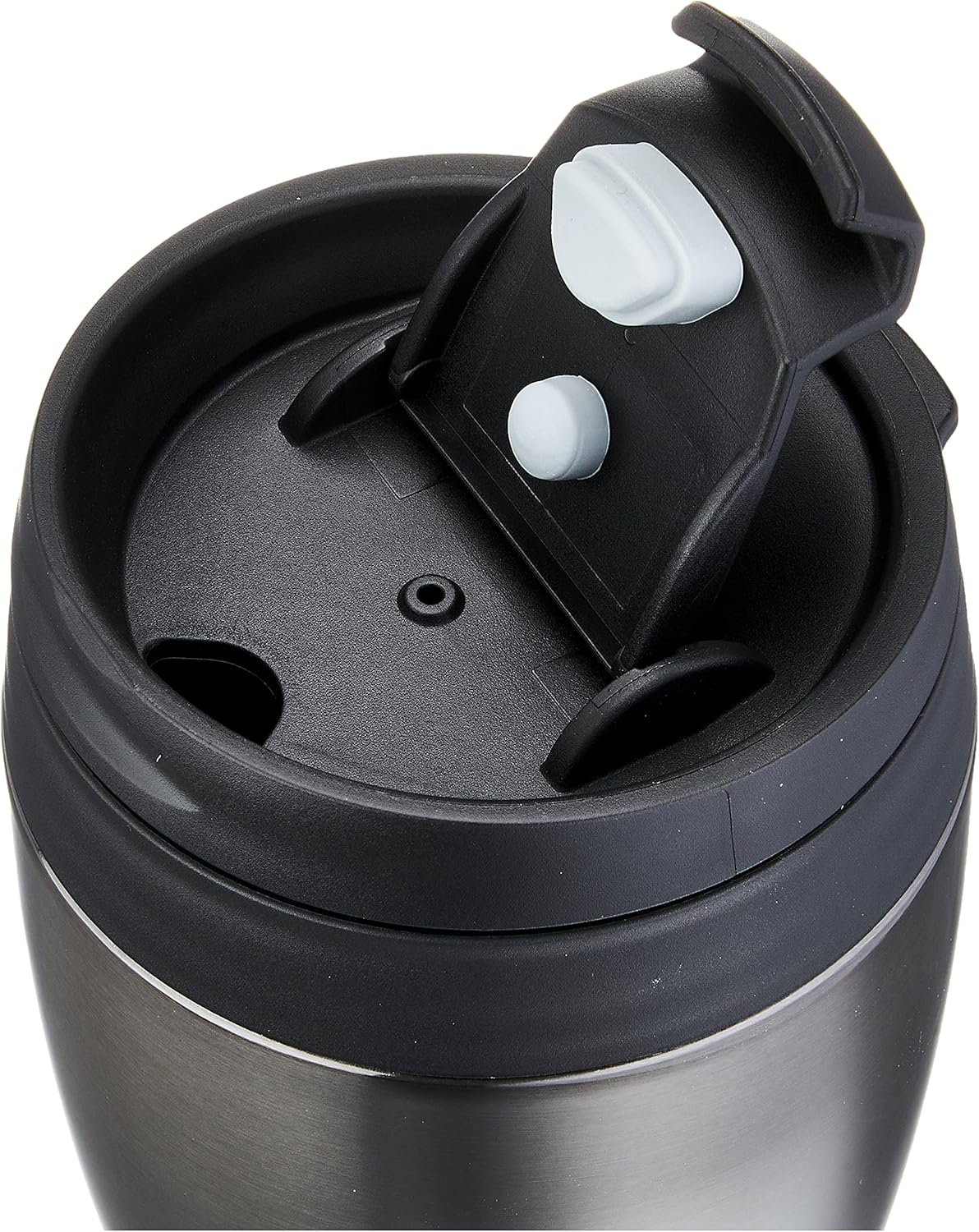 真空断熱ふた付きタンブラー 360ml ブラック