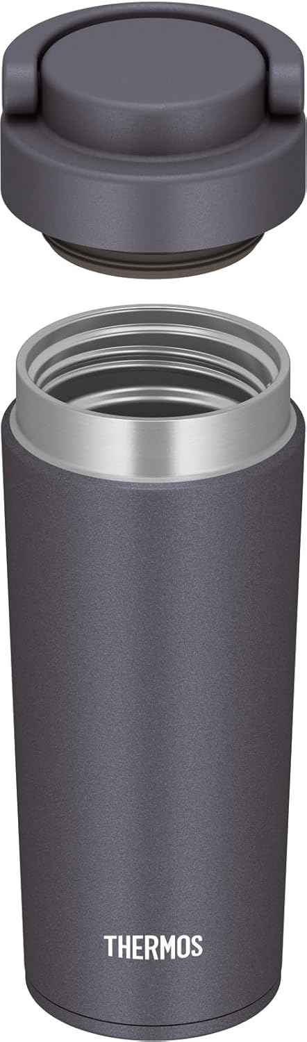 サーモス 420ml 真空断熱ケータイタンブラー キャリーハンドル付き メタリックグレー