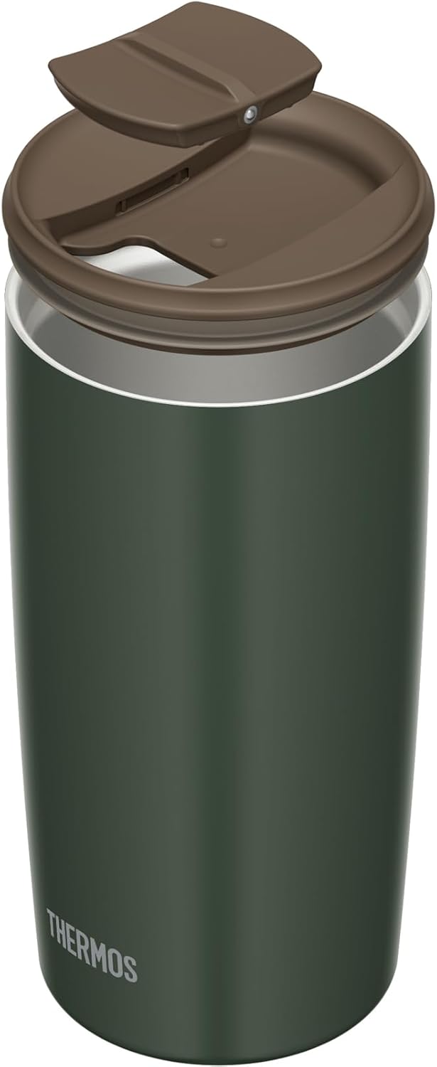 サーモス 真空断熱タンブラー フタ付き 500ml フォレストグリーン
