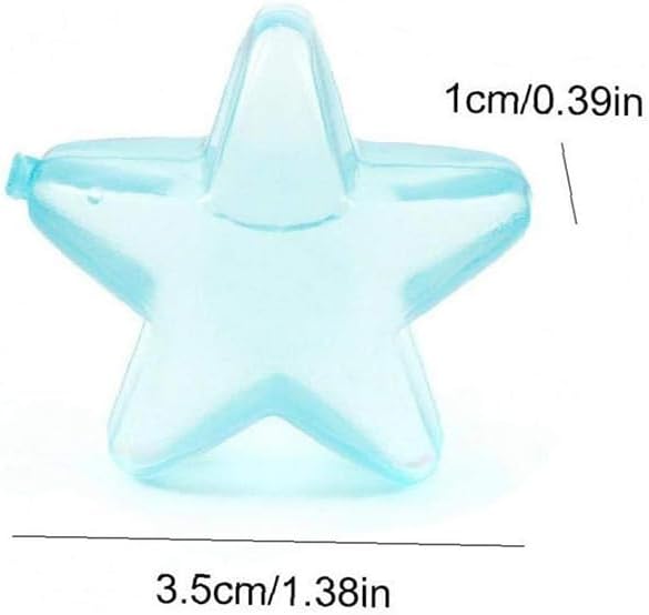 溶けない星型アイスキューブ20個入り - カラフル・繰り返し使用可能・飲み物を薄めず