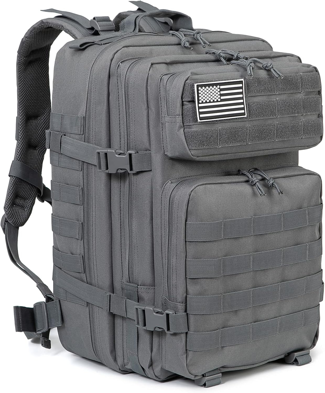 防撥水45Lタクティカルバックパック メンズ用 アウトドア・防災・通勤対応 MOLLEシステム搭載