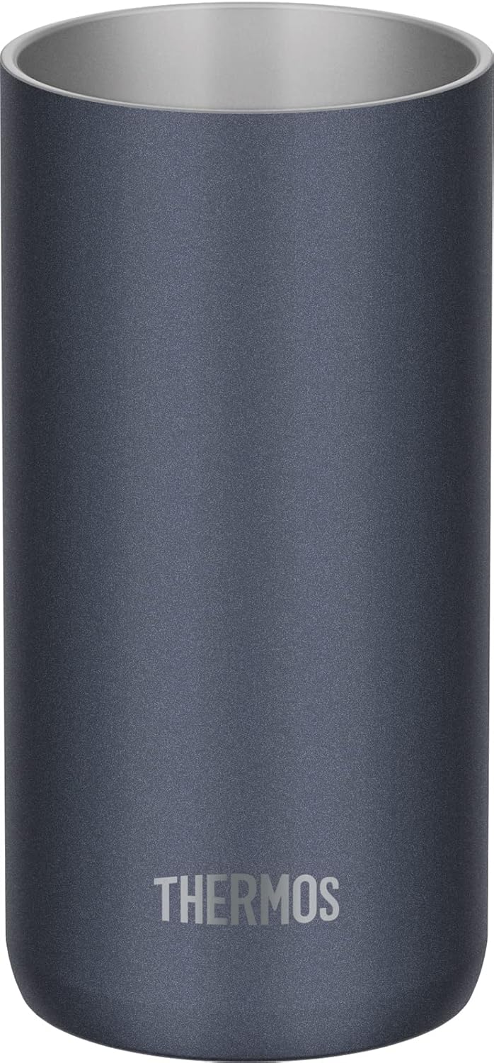 サーモス 真空断熱タンブラー 340ml メタリックブラック【軽量モデル】