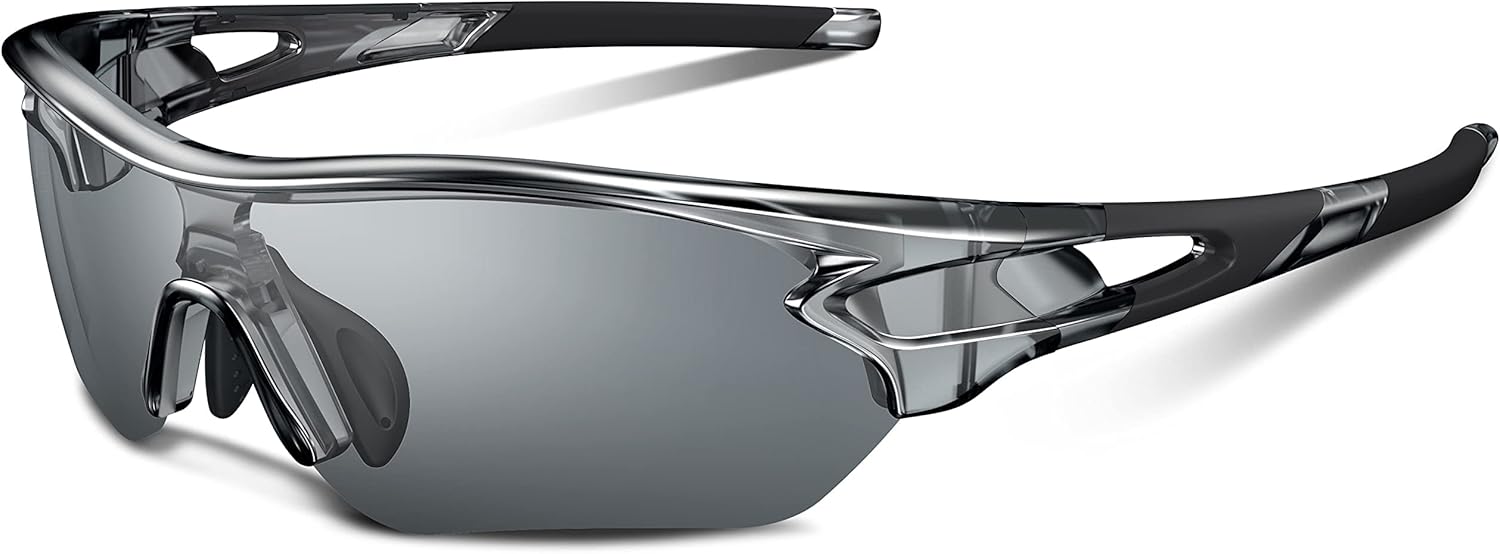 スポーツ用偏光サングラス UV400 超軽量 メンズ・レディース用