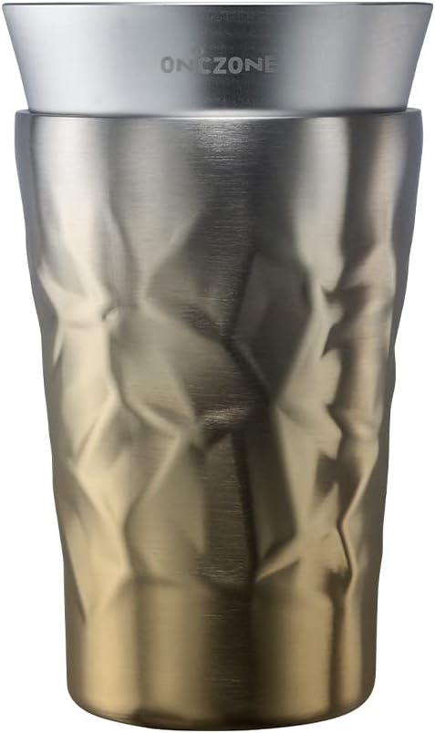 保冷専用真空二重構造アルミタンブラー 540ml ゴールド