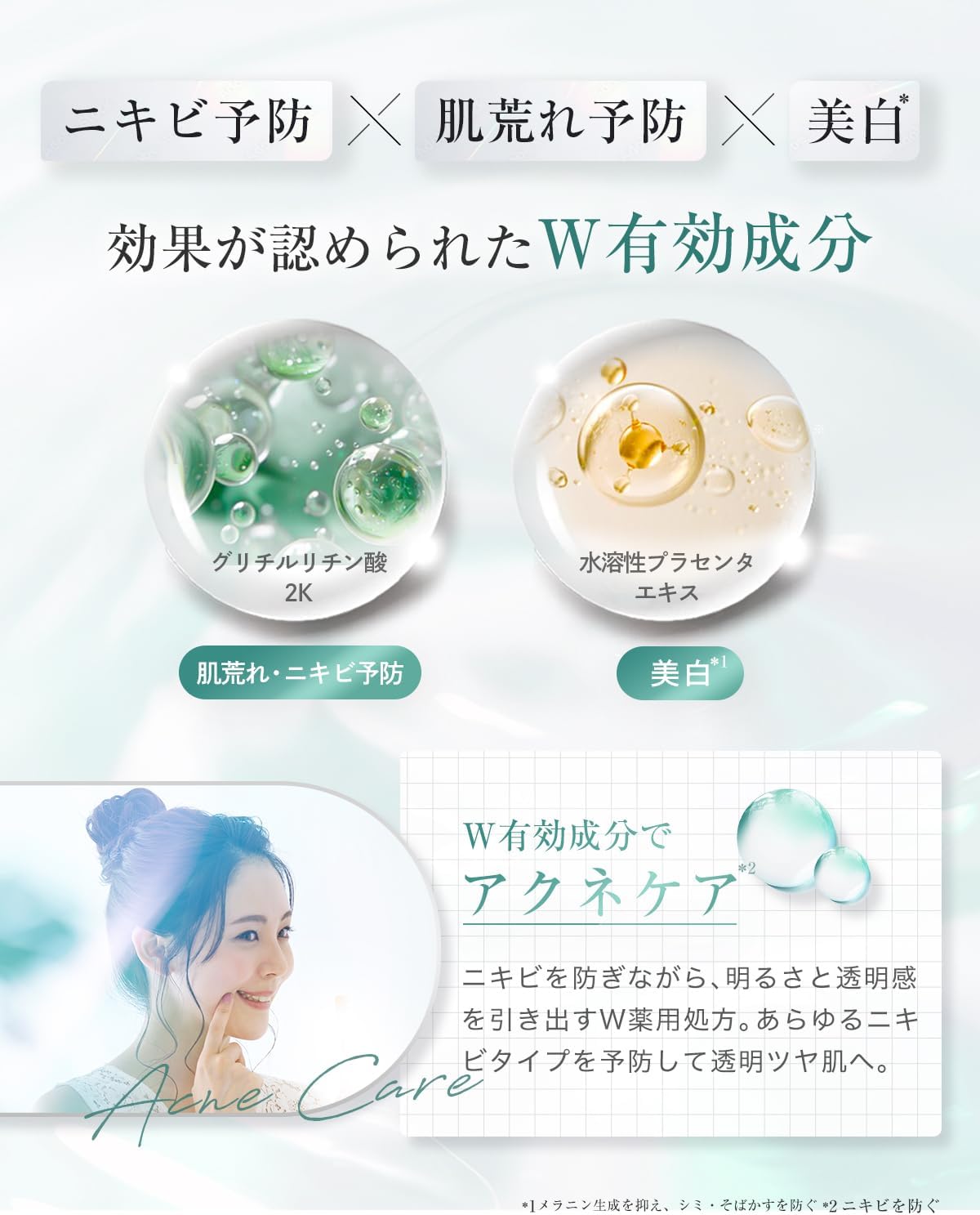 美白対策メディスホワイトフェイスパック ニキビケア用 医薬部外品