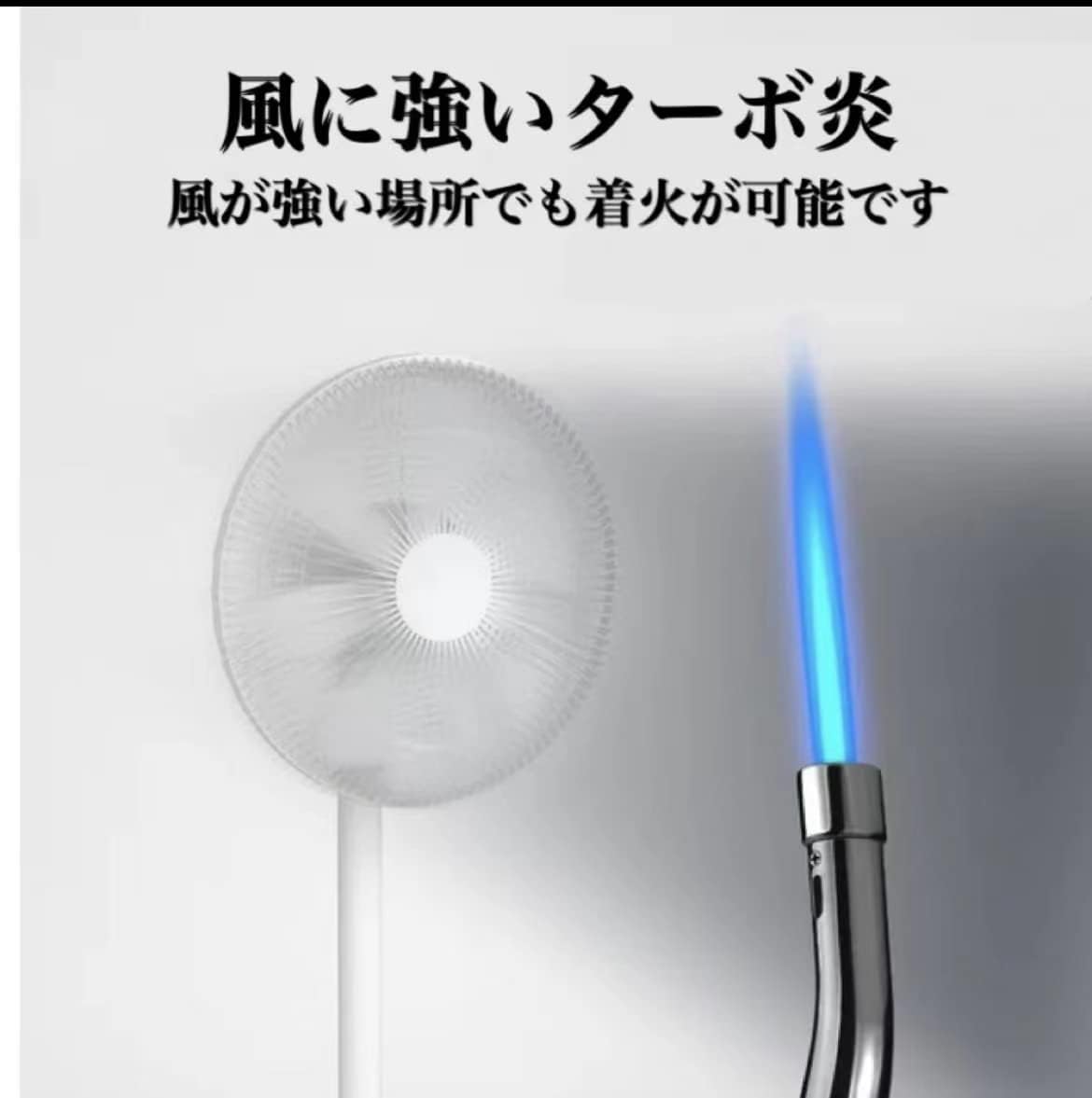 キャンプ用 充填式アウトドアガスバーナー ターボ火力調節タークグレー