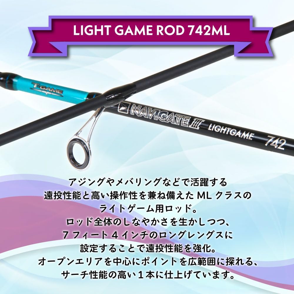 アジング・メバリング用ライトゲームロッド 692ML・742ML