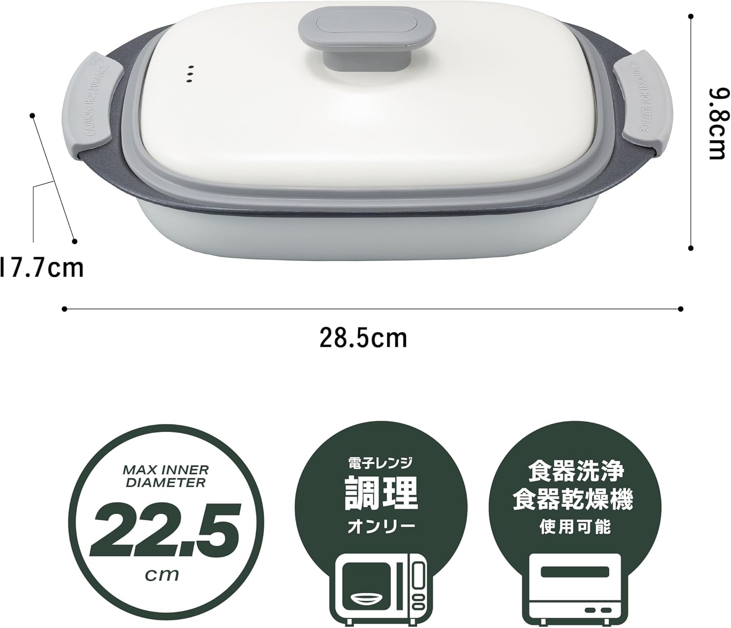 電子レンジ用魚焼き器 食器洗浄機対応 レシピ付き【シービージャパン】