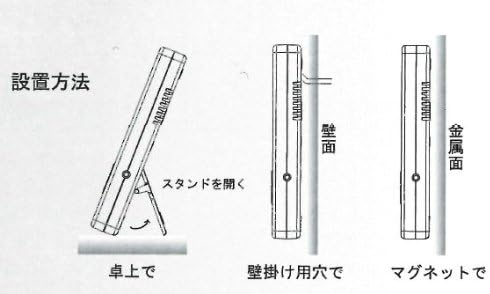 クレセル AP-07W デジタル温度計 時計付き 室内・室外用