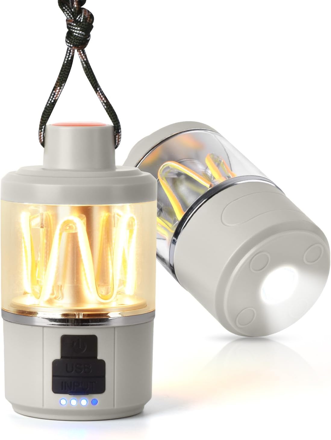 キャンプ用LEDランタン 1000ルーメン・防水防塵IP55・充電式・小型軽量