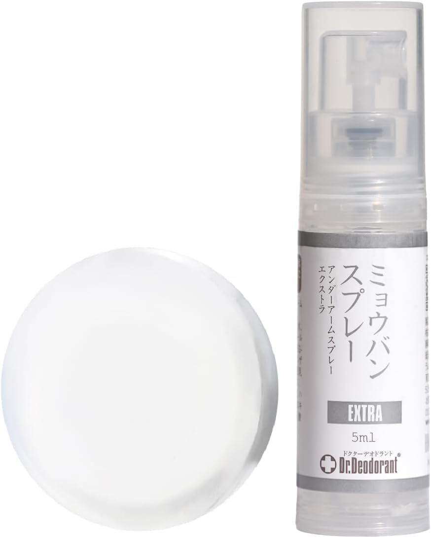 脇・足の匂い対策 ミョウバンスプレー＆石鹸セット【医薬部外品】