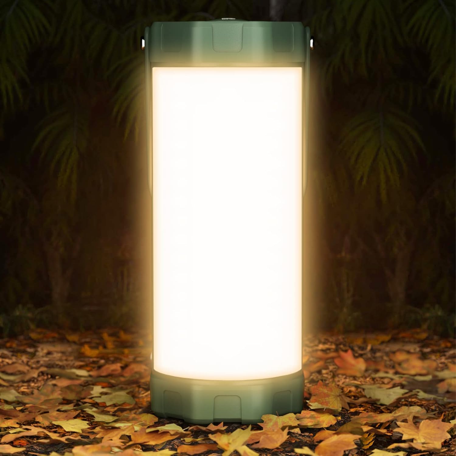 アウトドア用 防水充電式LEDランタン 1200LM 80時間点灯 小型 SOSモード付き