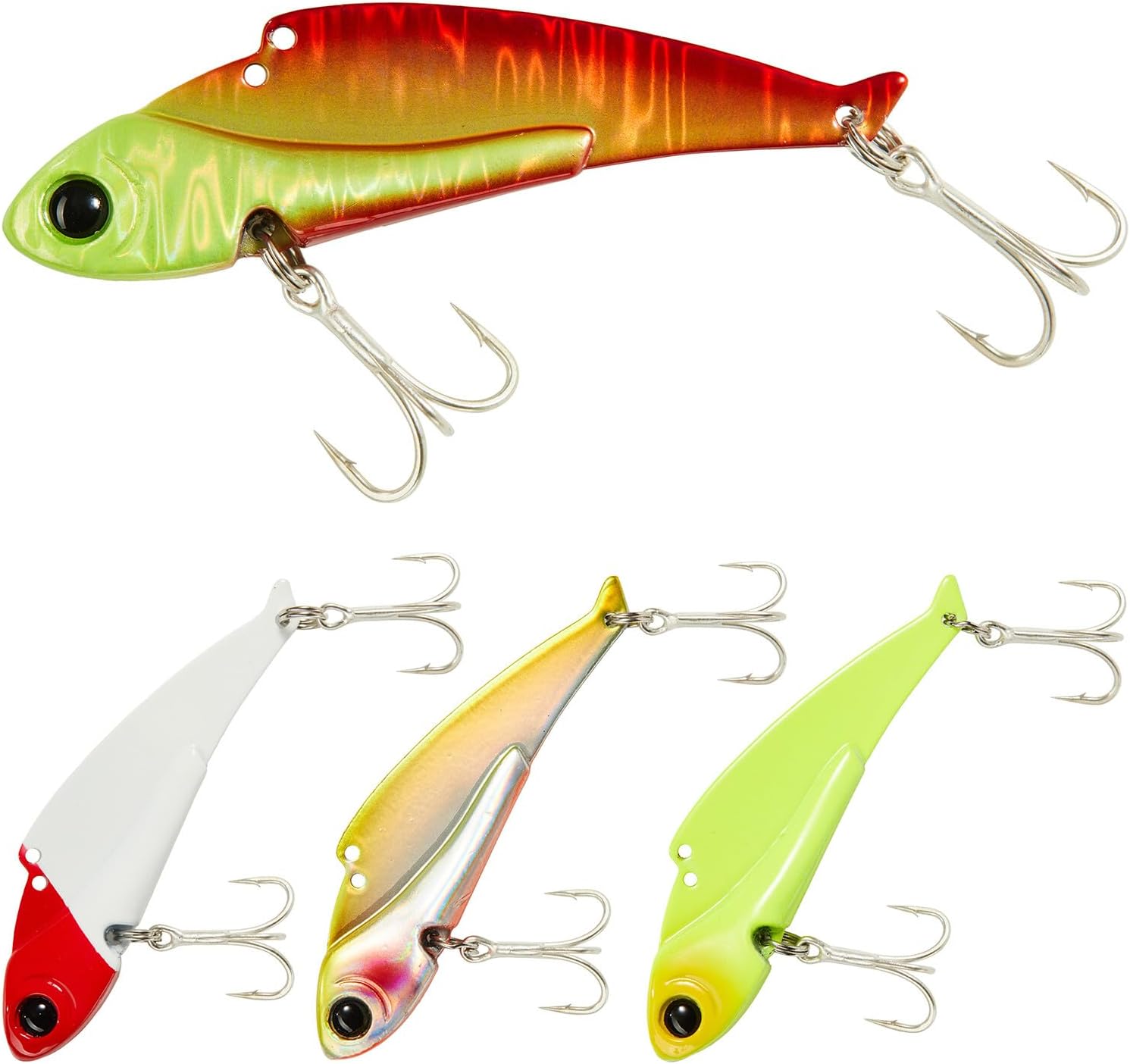 シーバス用メタルバイブ 14g 25g 鉄板バイブ 4色セット
