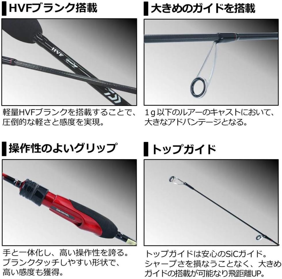 月下美人 アジングロッド DAIWA